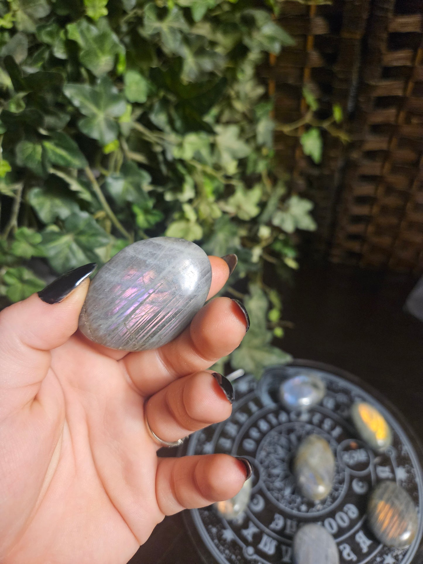 Purple Labradorite Palms