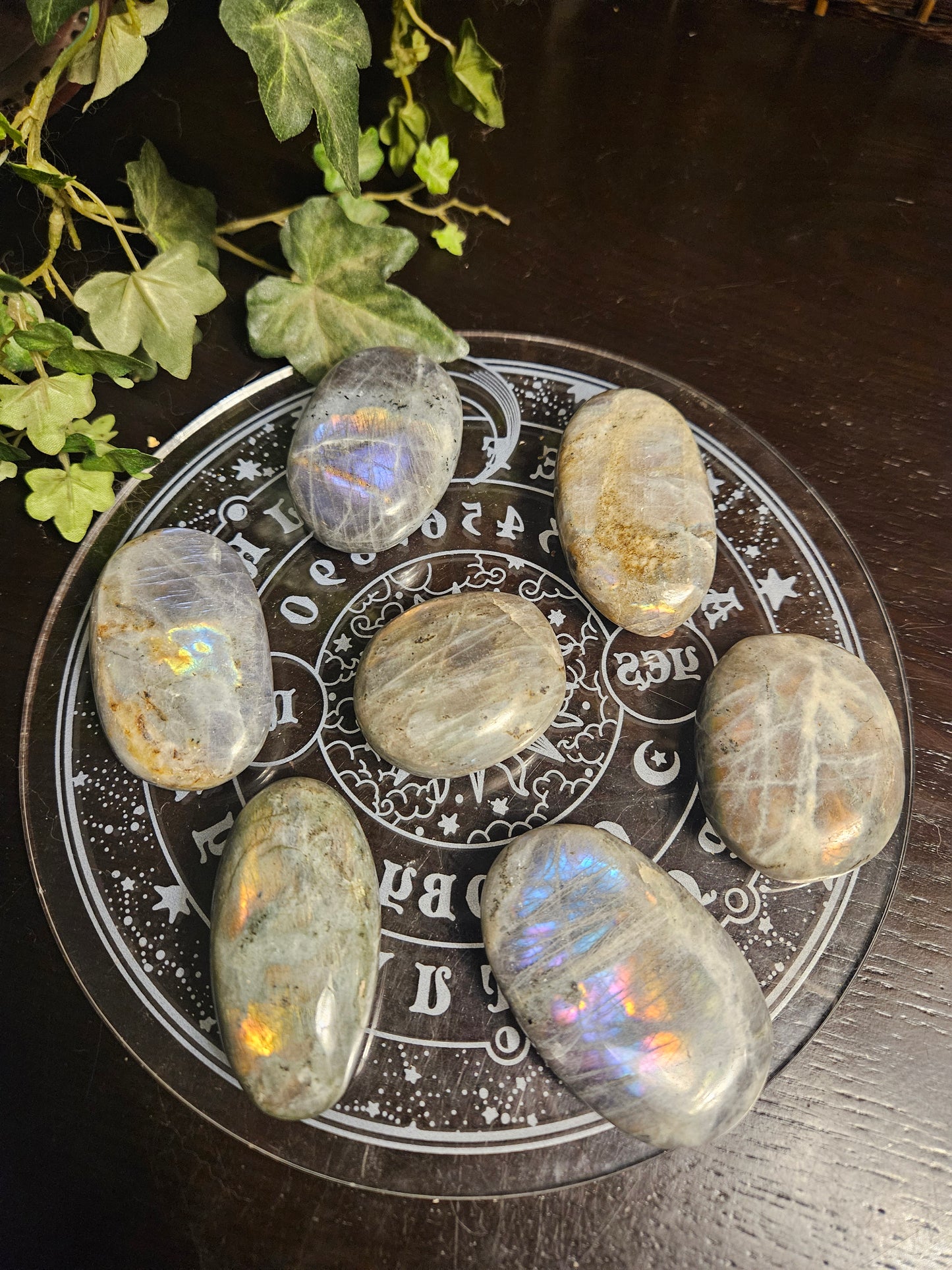 Purple Labradorite Palms