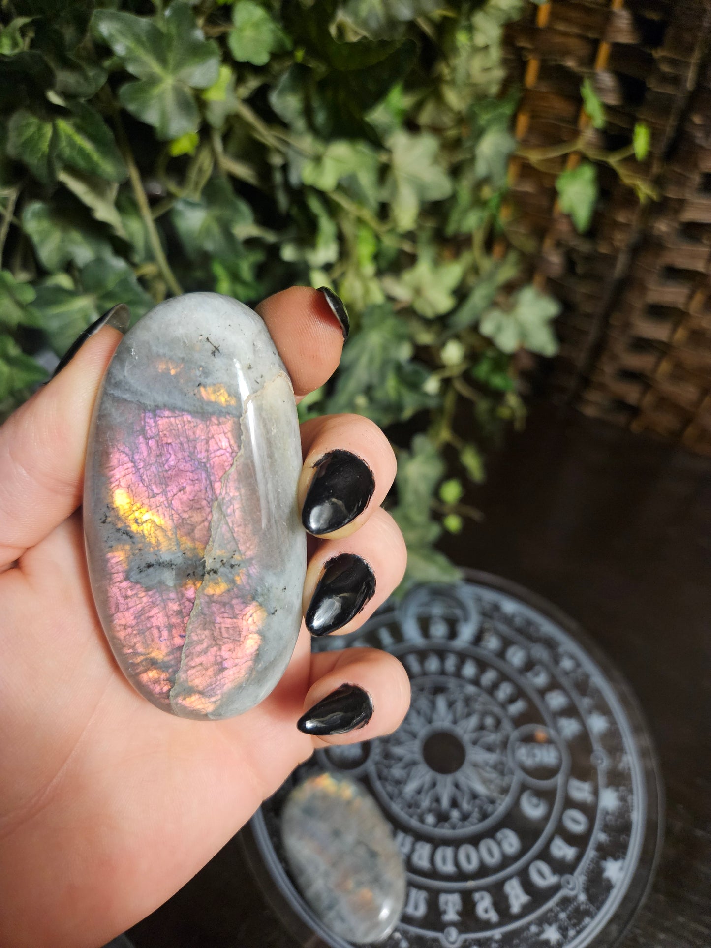 Purple Labradorite Palms