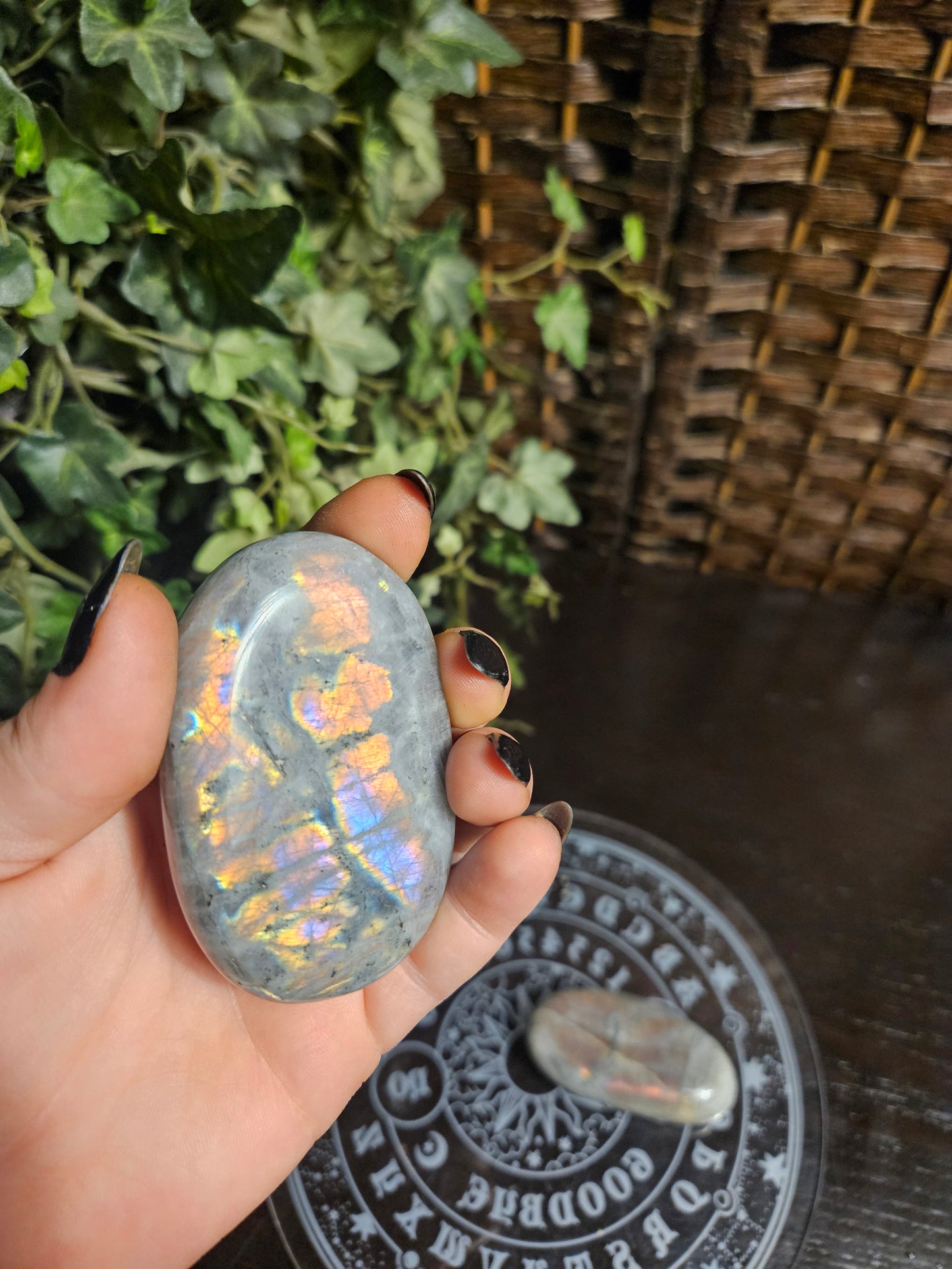 Purple Labradorite Palms