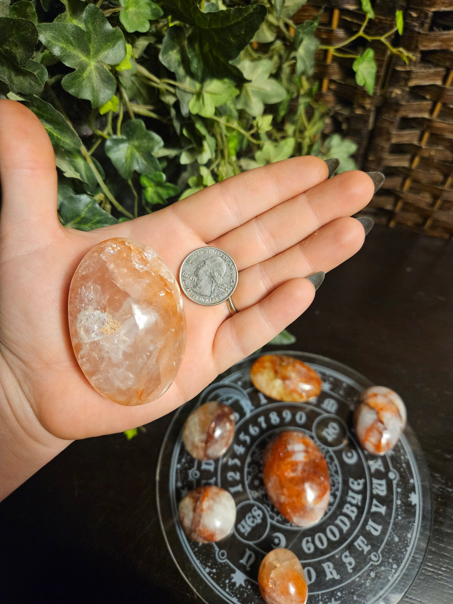 Fire Quartz Palms