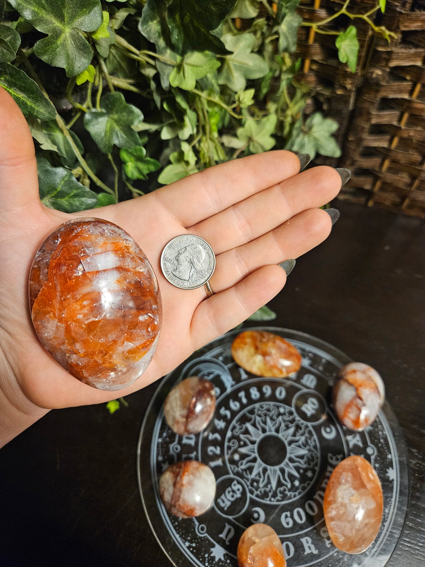 Fire Quartz Palms
