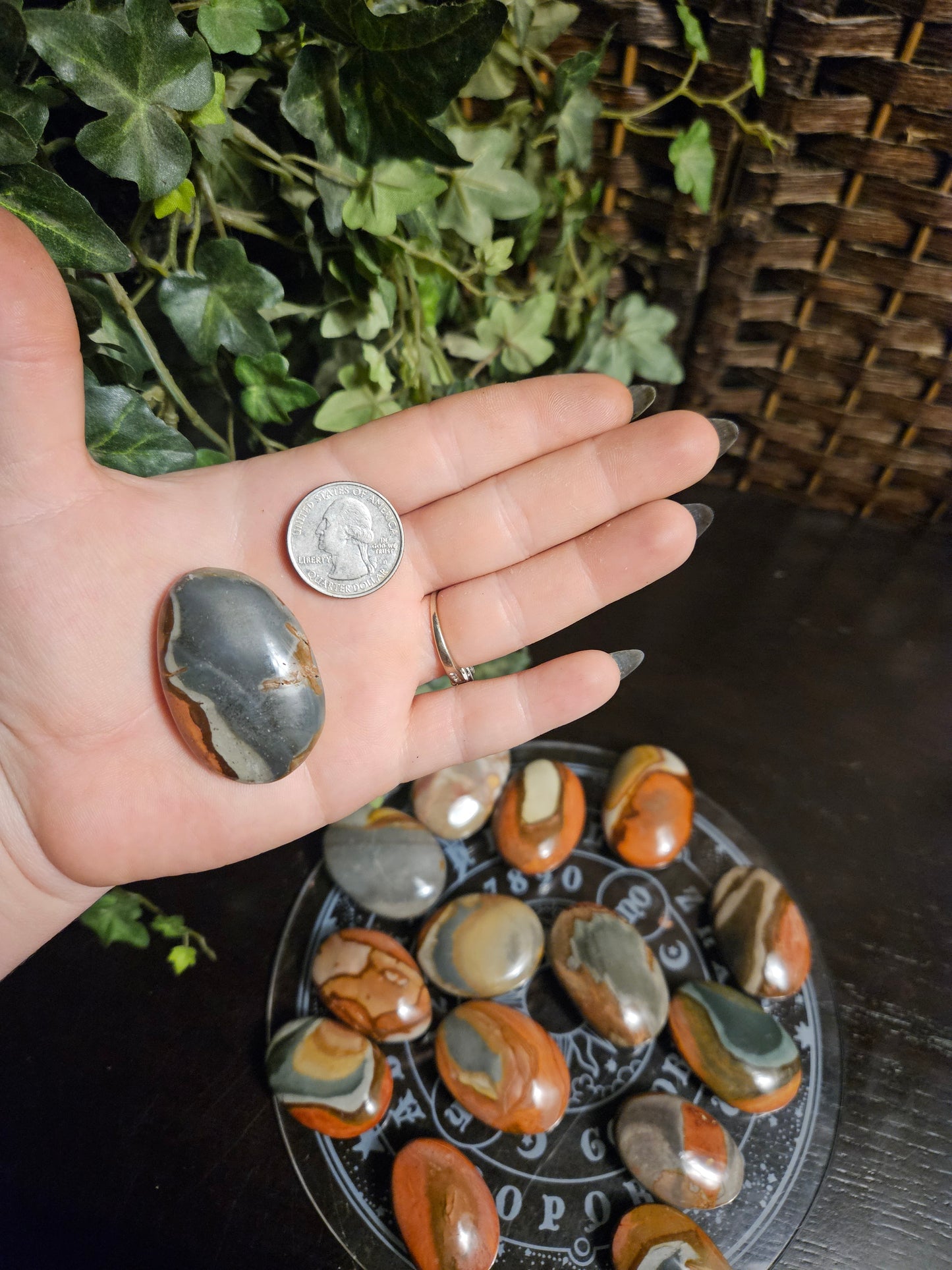 Polychrome Jasper Palms