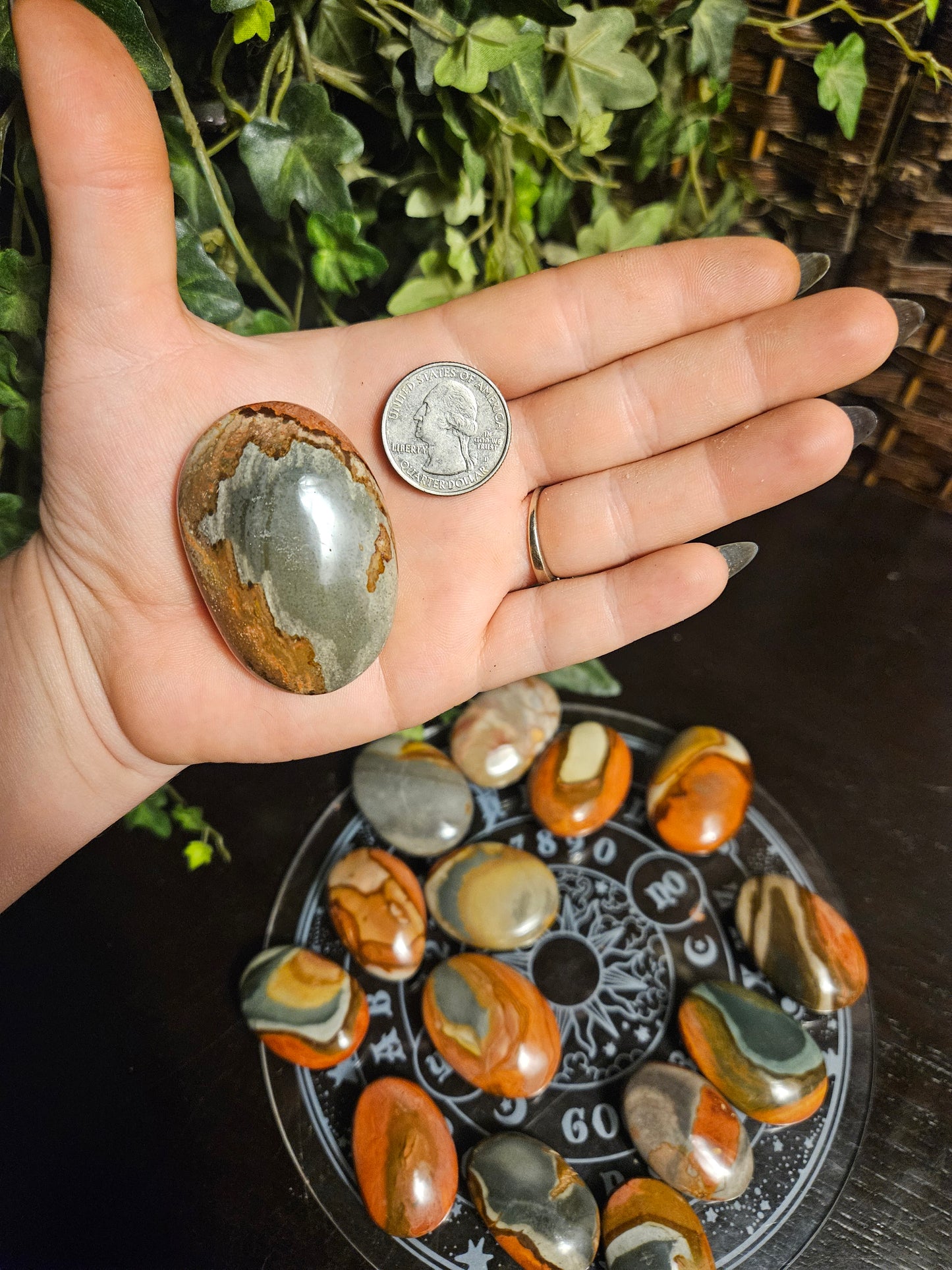 Polychrome Jasper Palms