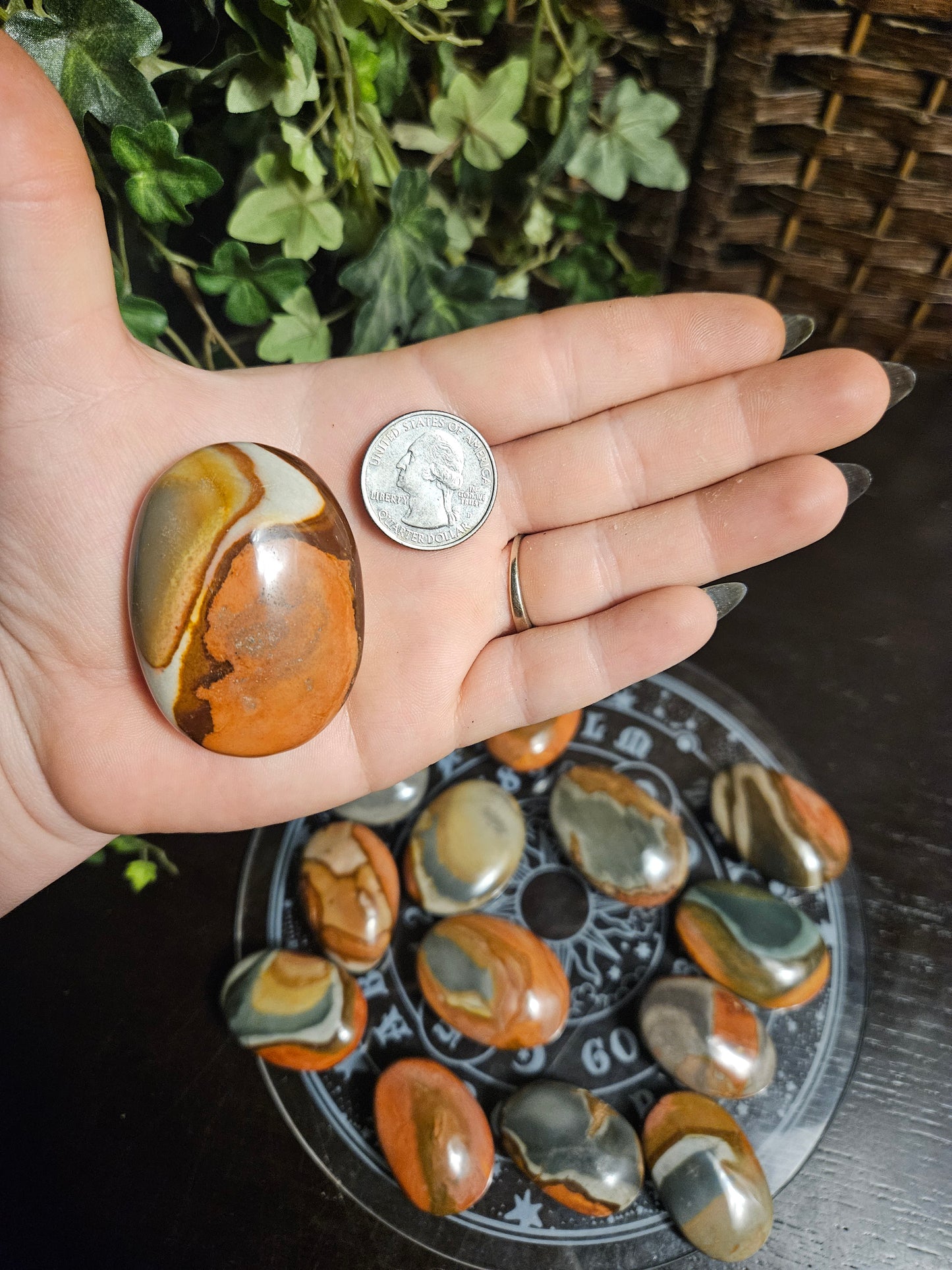 Polychrome Jasper Palms