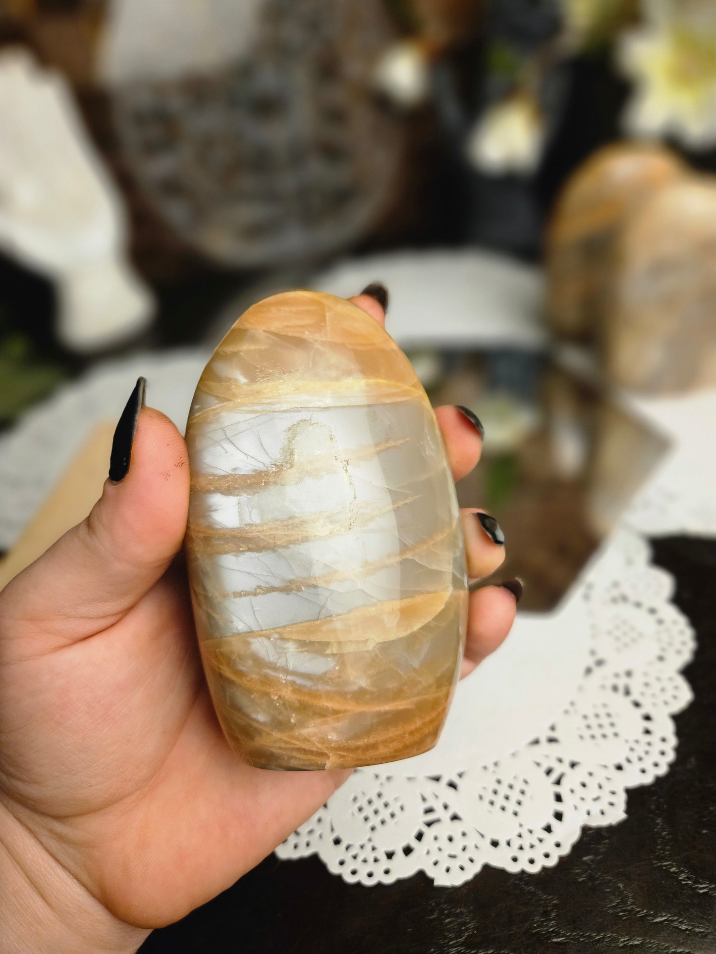 Peach Moonstone Freeforms