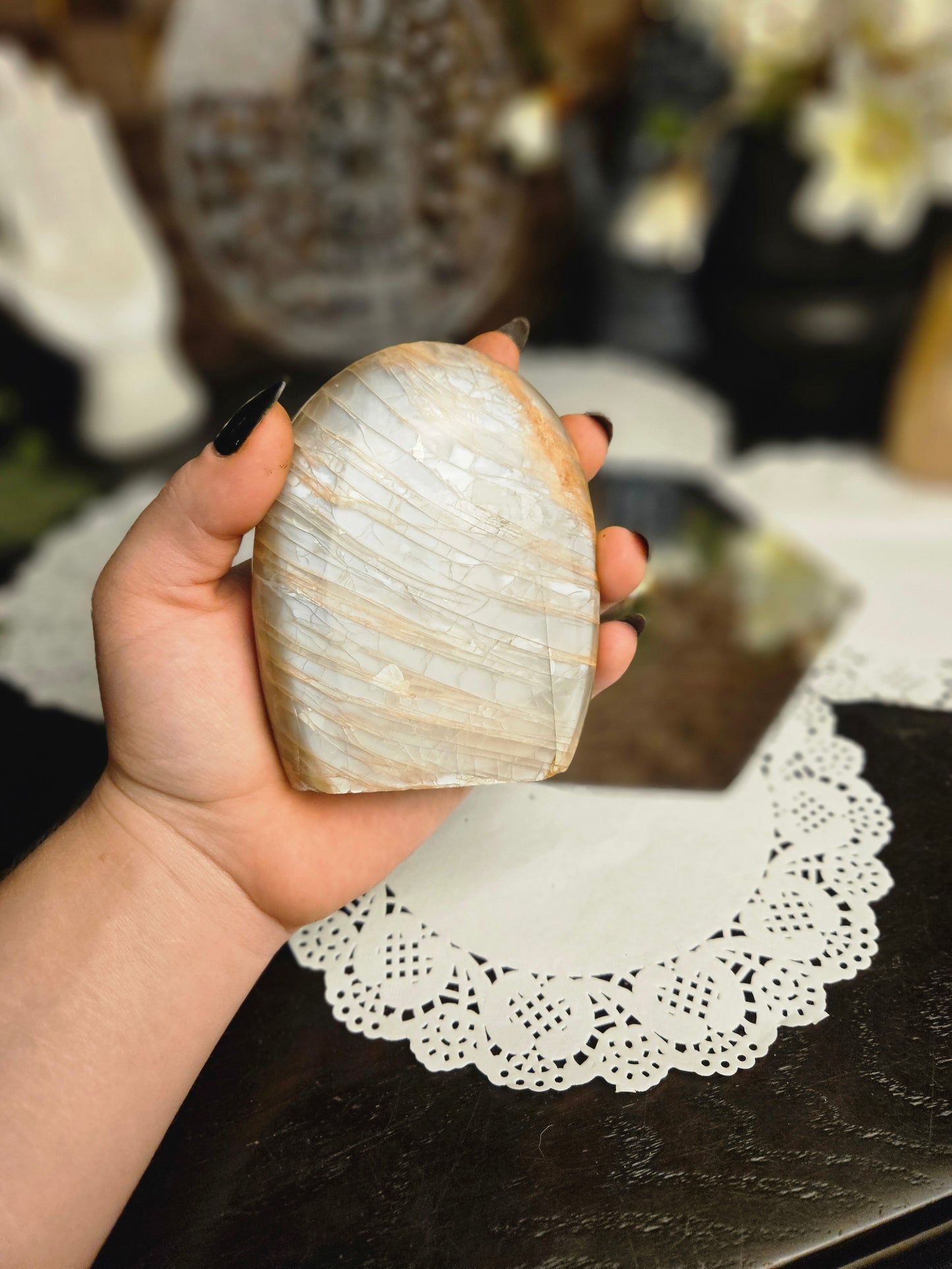 Peach Moonstone Freeforms