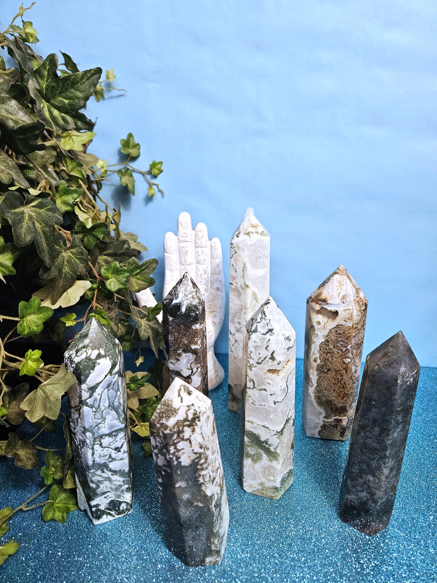 Moss Agate Towers (Small)