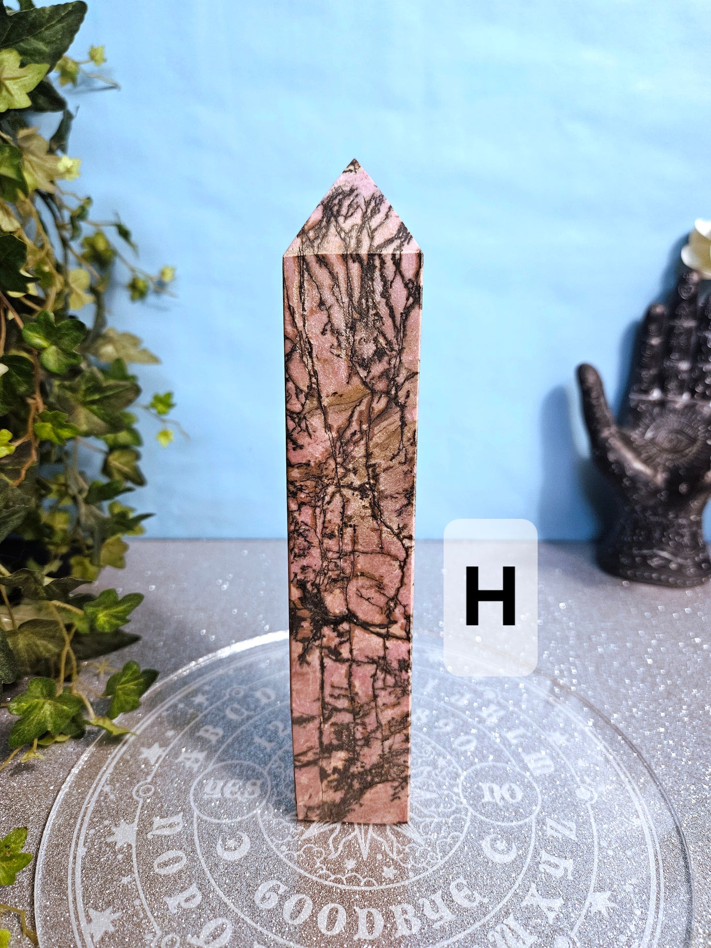 Rhodonite Obelisks