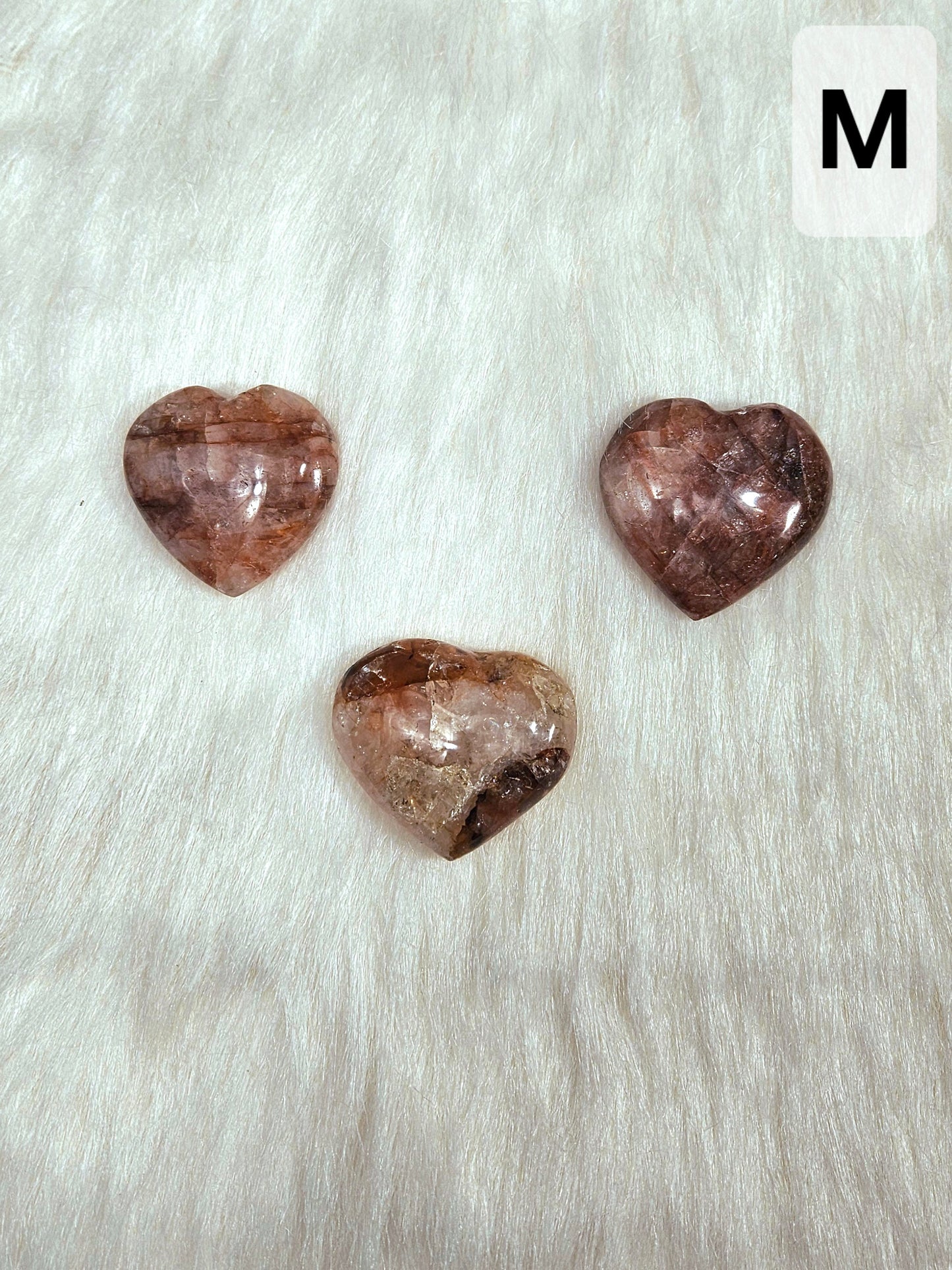 Fire Quartz Hearts