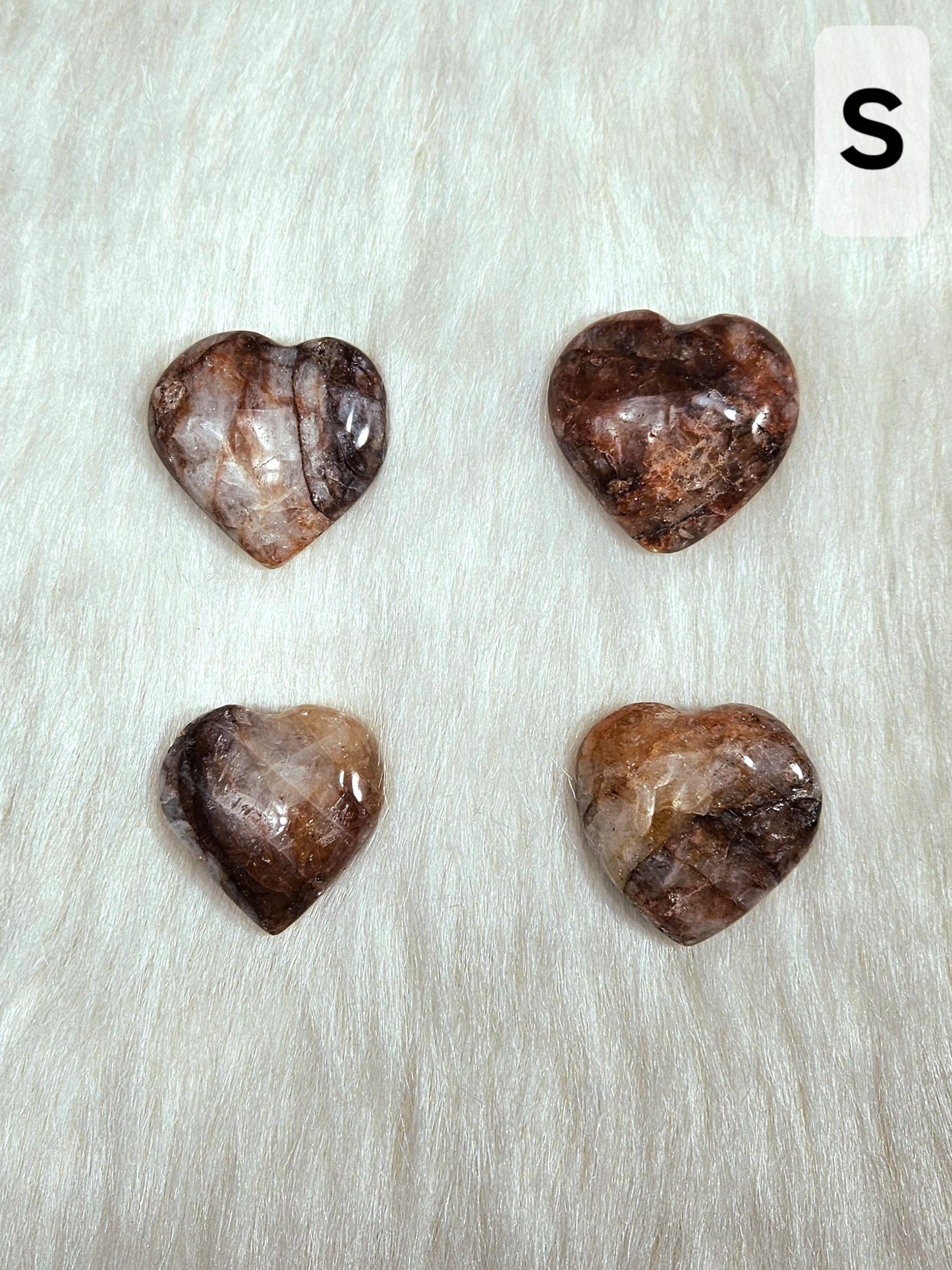 Fire Quartz Hearts