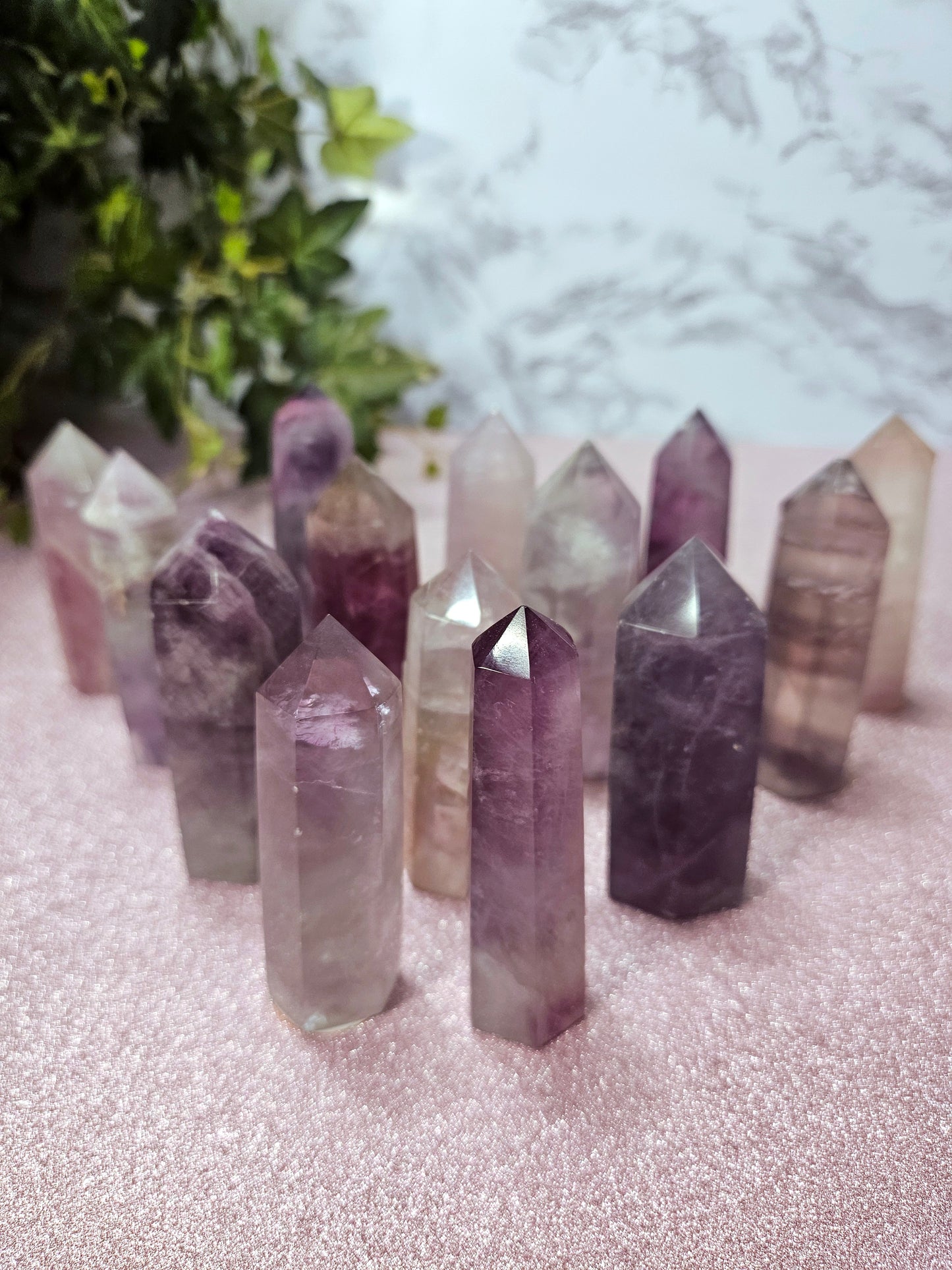 Purple Fluorite Points