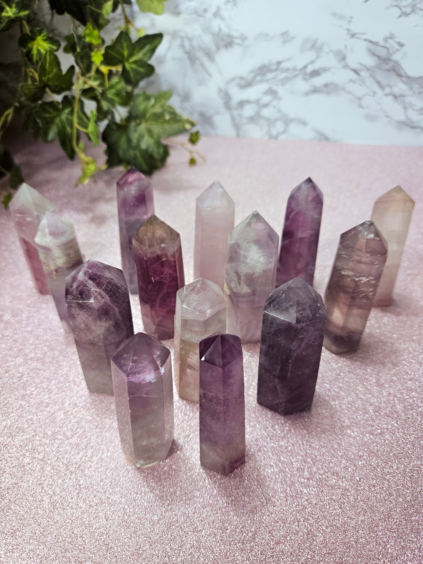 Purple Fluorite Points