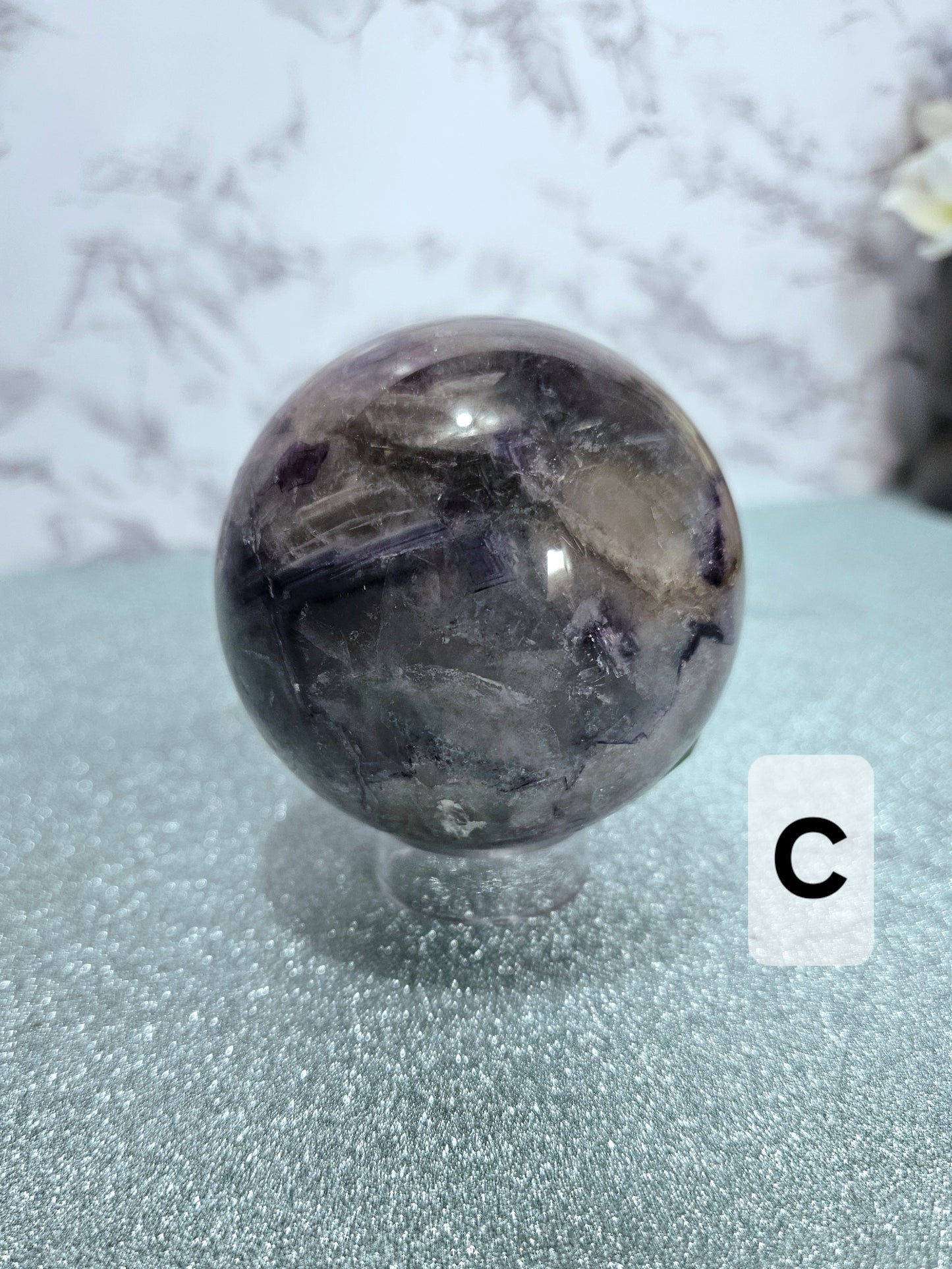 Rainbow Fluorite Spheres
