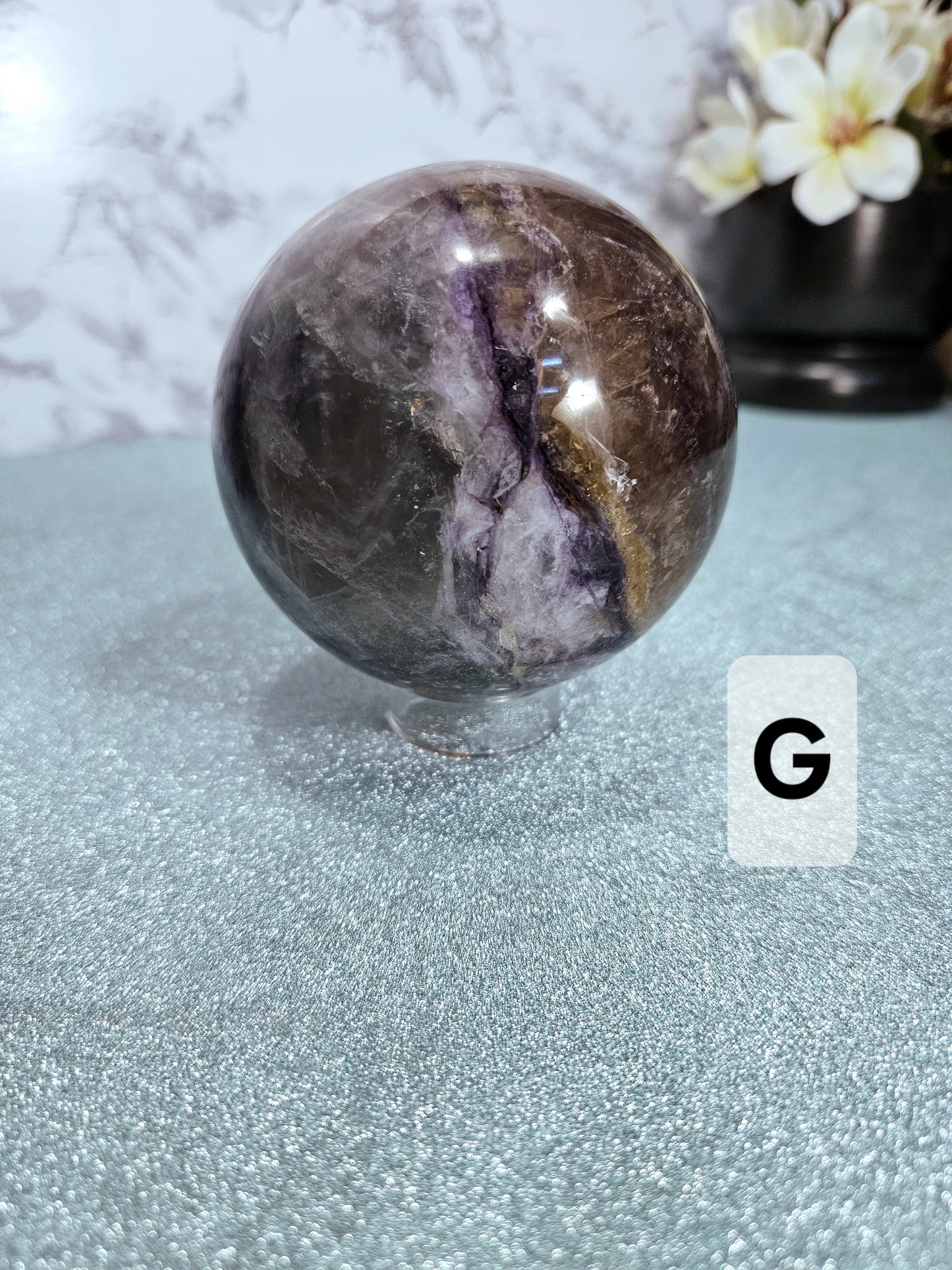 Rainbow Fluorite Spheres