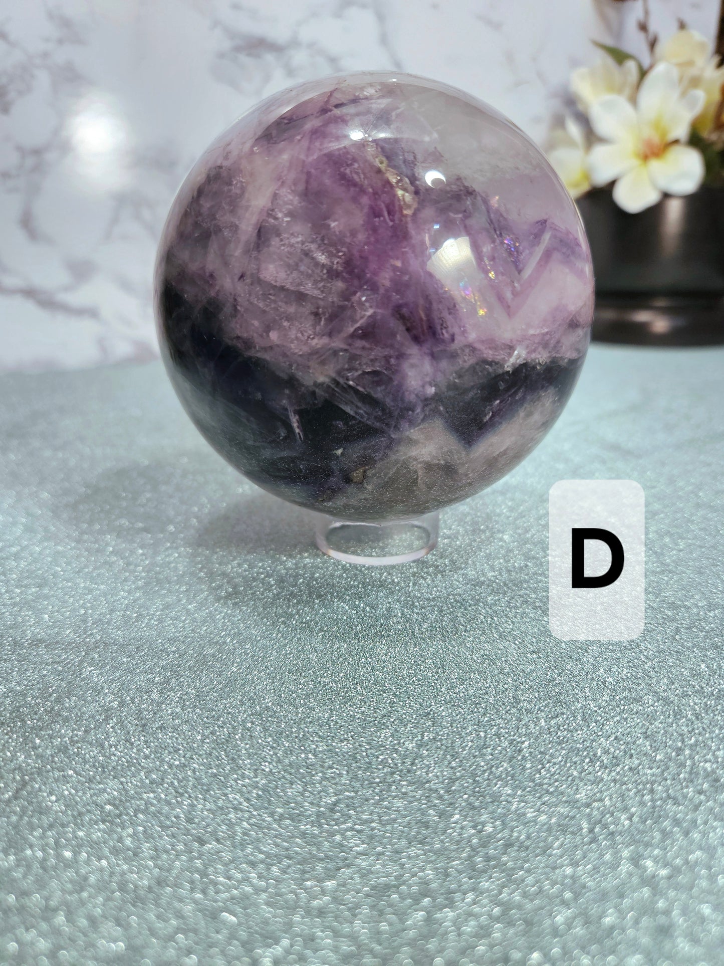 Rainbow Fluorite Spheres
