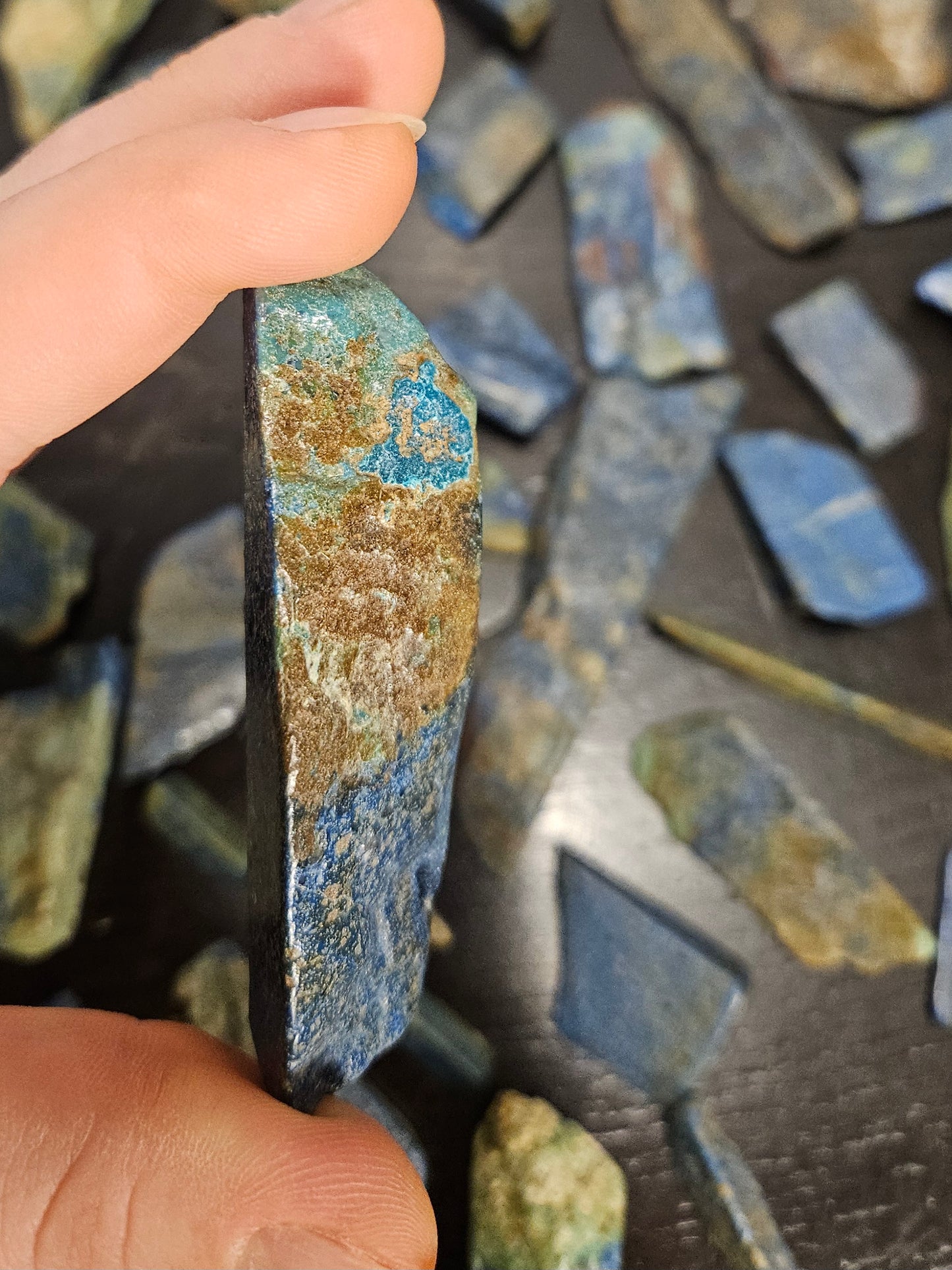 Azurite, Chrysocolla, Malachite Mini Freeforms