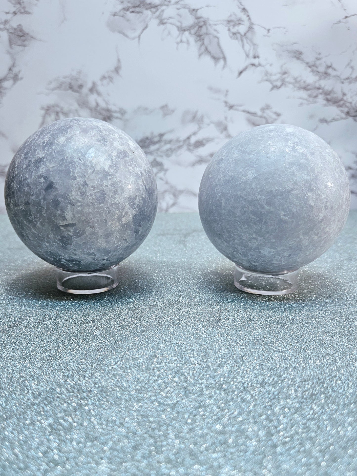 Raw Celestite Spheres