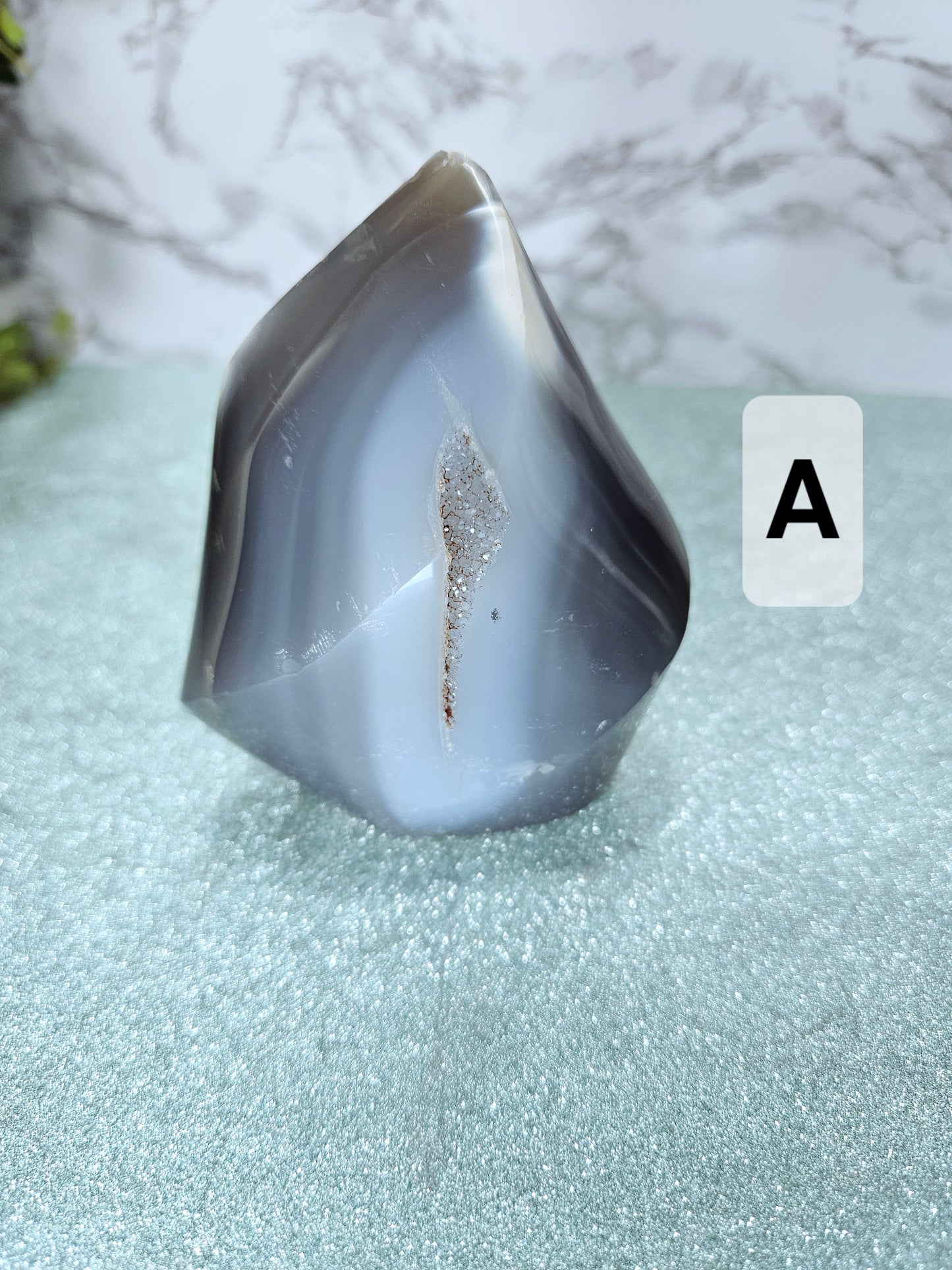 Orca Agate Flames