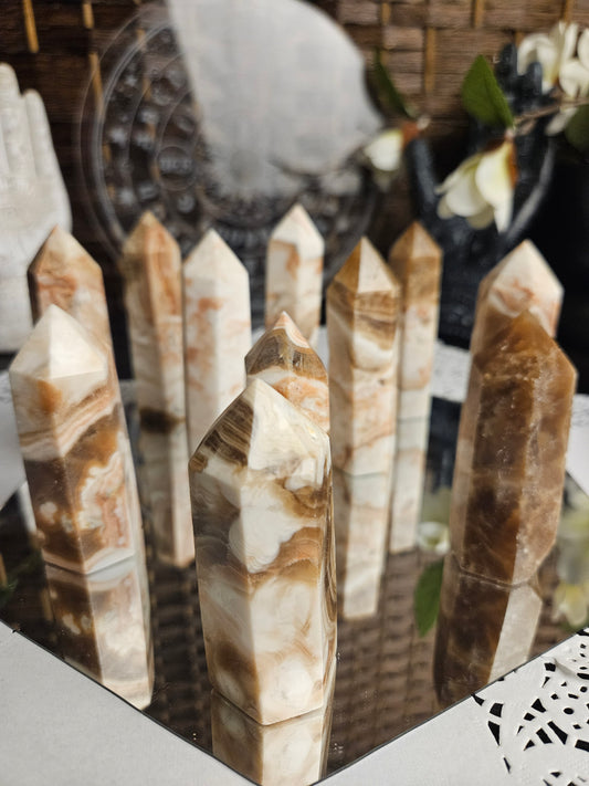 Banded Calcite Points