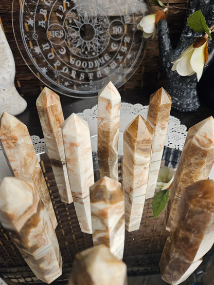 Banded Calcite Points