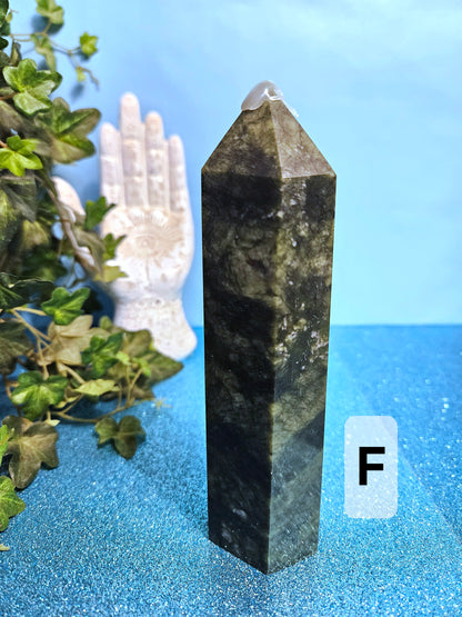 Green Serpentine Jade Towers
