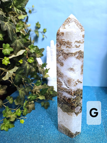 Moss Agate Towers (Large)