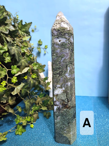 Moss Agate Towers (Large)