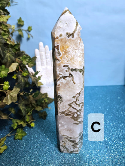 Moss Agate Towers (Large)