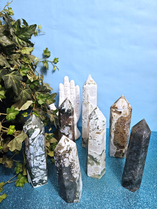 Moss Agate Towers (Small)