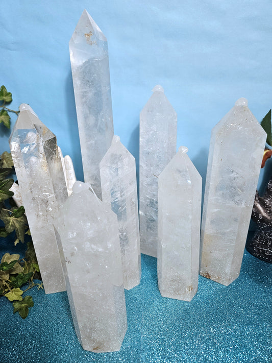 Clear Quartz Towers (Large)