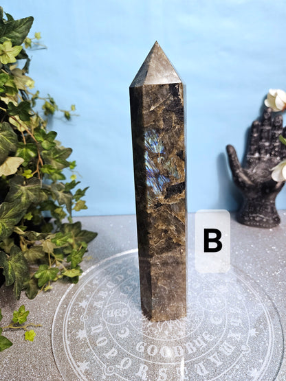 Low Flash Labradorite Towers