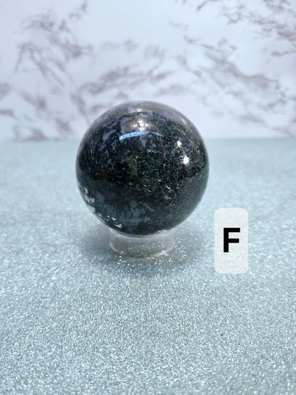 Moss Agate Spheres